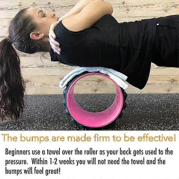 HA~ZK-Back+lilla Roller Myofascial Release Trigger Point Yogahjul Foam Roller til behandling af rygsmerter, dybdevævsmassage, træning