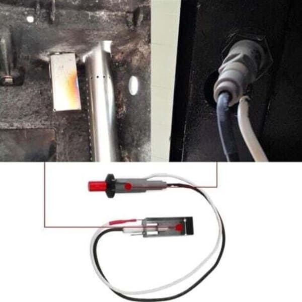 Piezo Ignition Replacement Kit for Weber Grill Models 7510, Spirit E-210, Spirit 500/700, Genesis E-310/E-320, Genesis Silver B/C