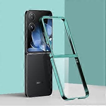 For Xiaomi Mix Flip 5G Case Electroplating Transparent PC Phone Case Style A Style A