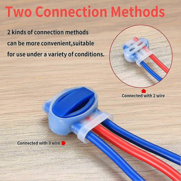 20-pack Premium Cable Connectors Cable Terminals Boundary Wire Connectors Robotic Lawn Mower Vehicle Waterproof