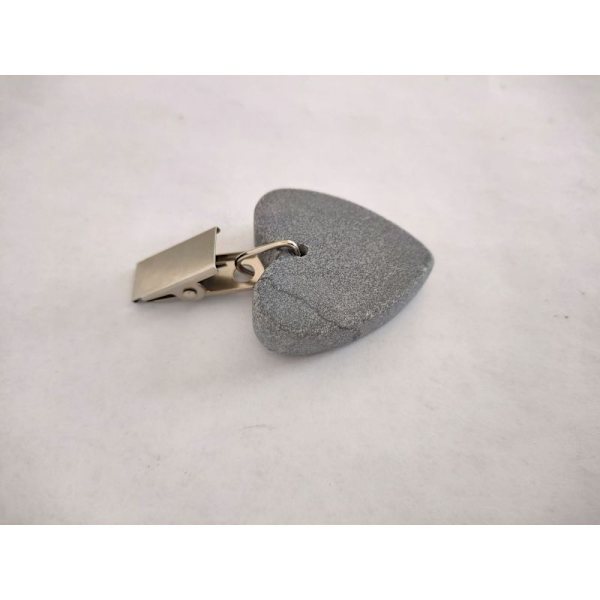 12 hjerteformede marmor dukbordspendere, dukbordsklemmer 4 * 4 * 1 cm, grå - 12 stykker grey/4 * 4 * 1cm-12 pieces