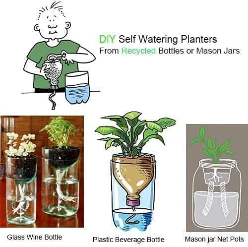 2 pcs self-watering wick for planters, capillary rope for hydroponic systems and seedlings, white