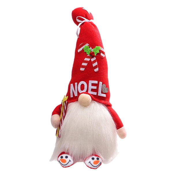 13 Inch Light Up Christmas Gnome Handmade Scandinavian Swedish Tomte Gnome Santa ElfRed