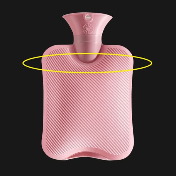 Fashy Varmvattenflaska 2L Sängflaska Premium