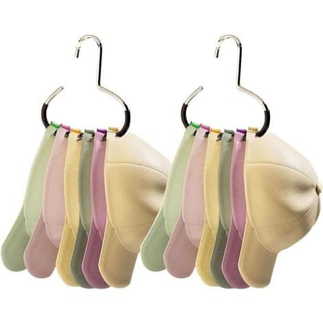 Multifunctional hat rack - Set of 2 - Black - Compact design