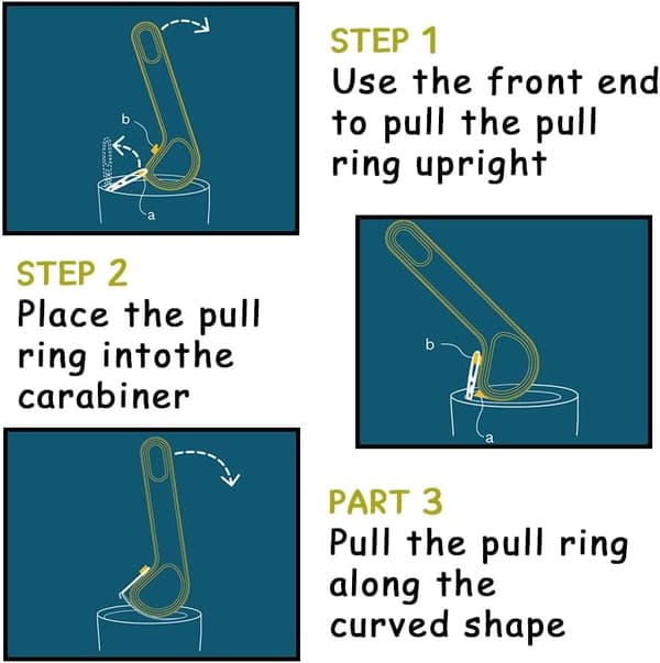 Ring Pull Boksåpner – For Seniorer | Ergonomisk | Sklisikker (Blå)
