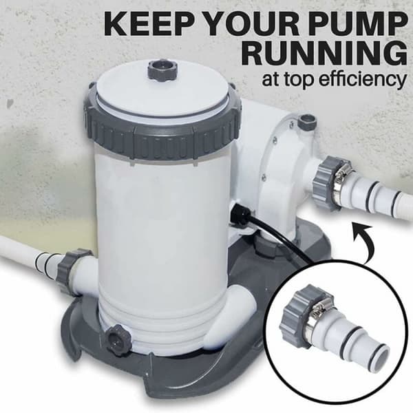 2-pak slangeadapter til reservepumper, pooltilpasning