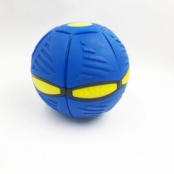Magisk boldlegetøj med lys - Holdbar bold med flad bold til børn - Slidbestandig flyvende boldlegetøj, udendørs hoppende boldlegetøj