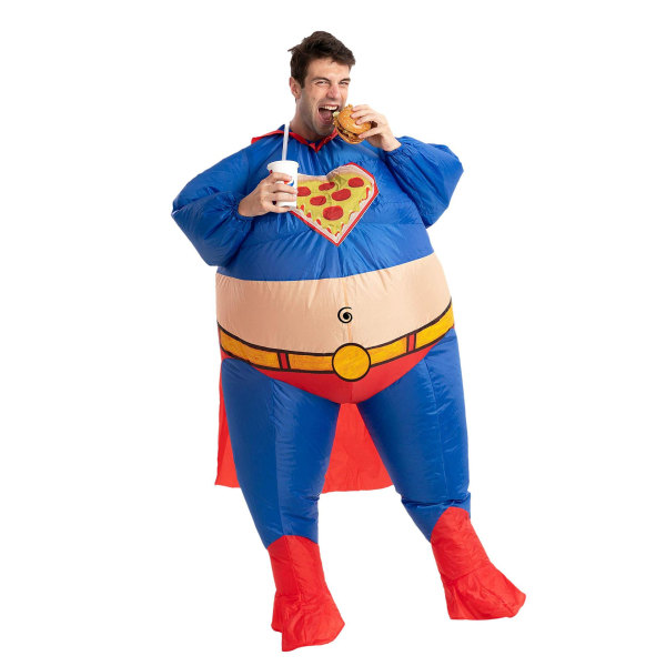 Creations Halloween Kostume Chunky Chubby Oppustelig Mænd Kostume Fedt Dragt - Voksen One Size Mænd Fuld Krops Oppustelig Kostume
