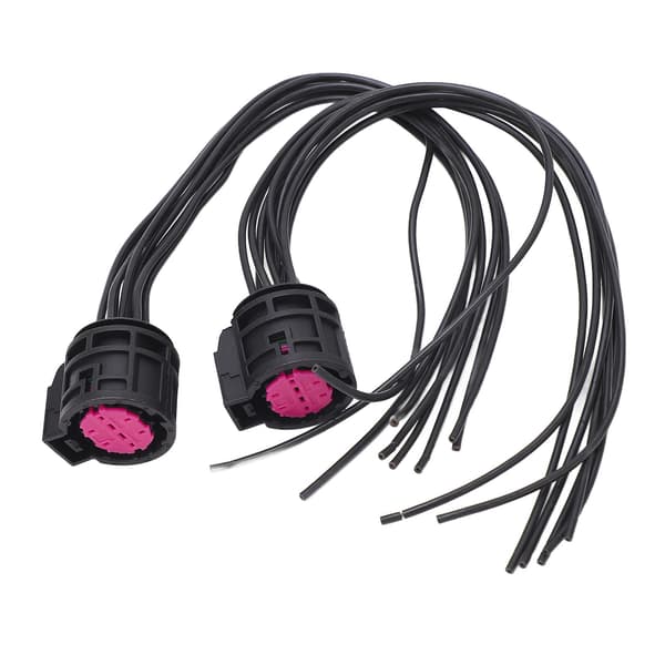 2 stk. Forlygtestik Pigtail 68285243AA Stabil forbindelse Ledningsnet Forlygtestik