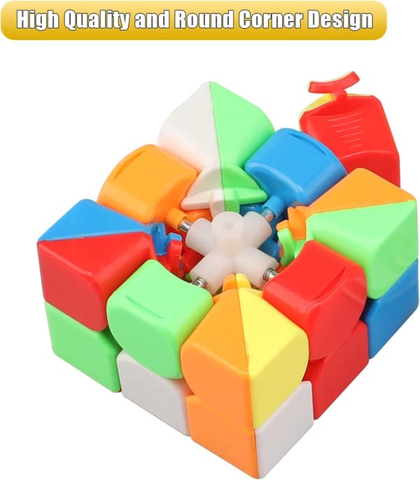 Sæt med 3 magiske terninger - Indeholder 3x3, 2x2 terning, pyramide terning -