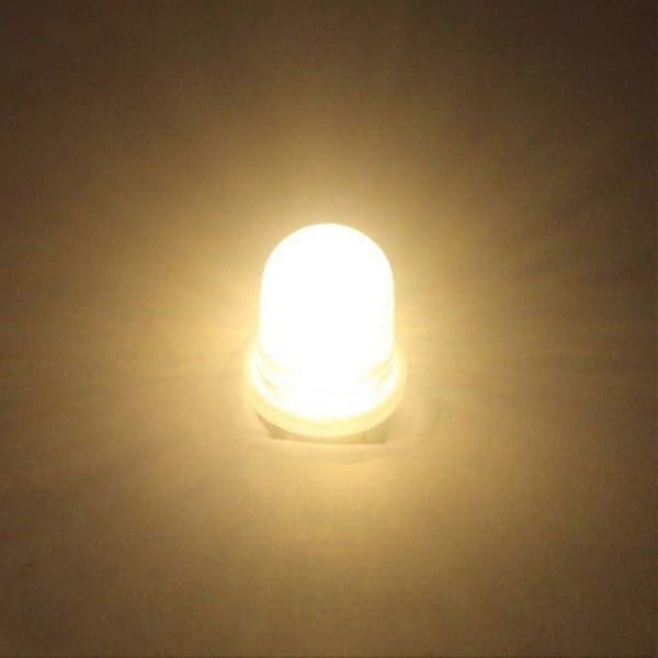 10 stk E10 12V Spot LED-pærer Varmhvit