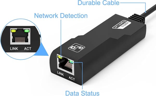 USB Ethernet-adapter, USB 3.0 til RJ45 Ethernet-adapter, Nettverk 1