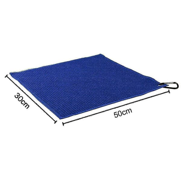 Waffle Pattern Golf Cleaning Towel 30 x 50 cm Microfiber Golf Towel with Clip