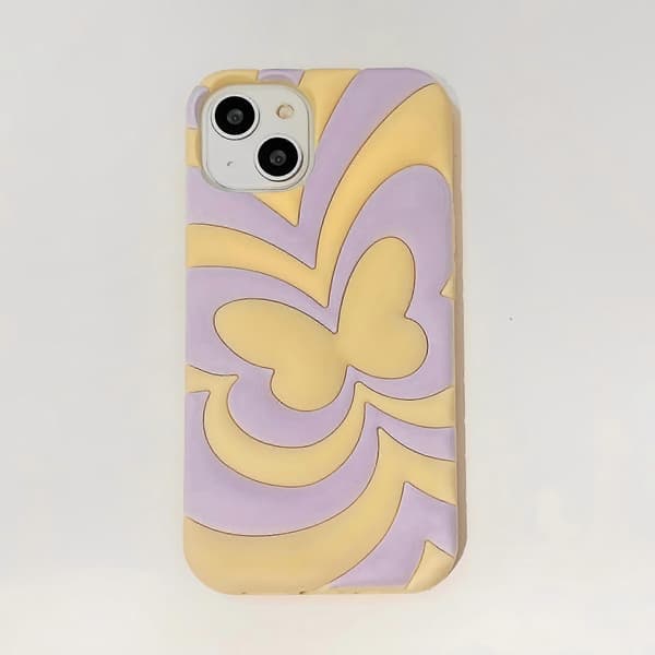 Colorful Inflatable Butterfly Silicone iPhone 11 Case