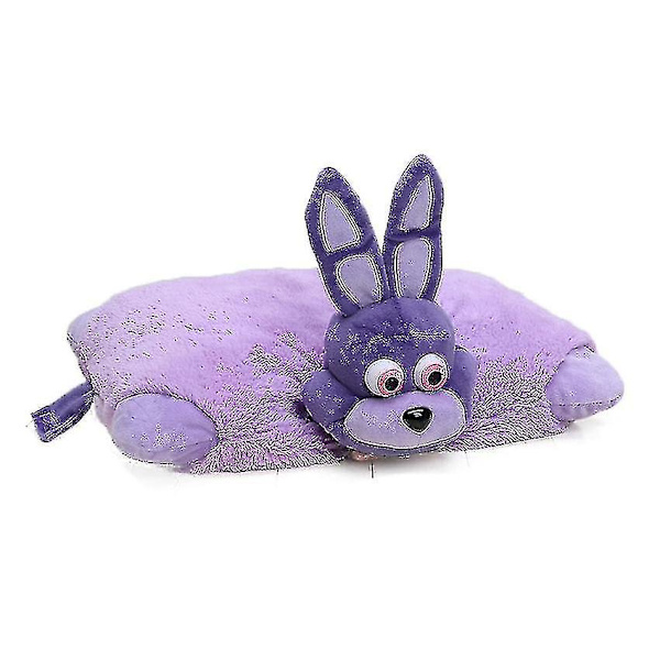Pute Patchwork Plussj Leke Pute Lilla