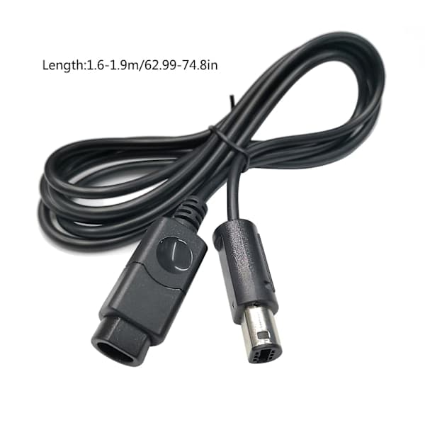GameCube-kontrollerforlengelseskabel, 1,8 m, spillhåndtakskabel, spillkontrollerkabel, lader