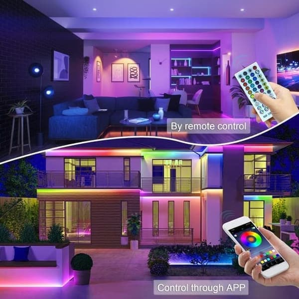Self-Adhesive, Premium LED Neon Light – App & Remote Controlled | Music Sync