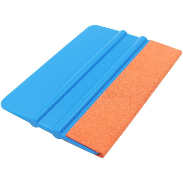 (Pakke med 2, oransje) Høy kvalitet squeegee med skinnkant for bilvinylfolier, holdbar squeegee for vindusfolier, squeegee
