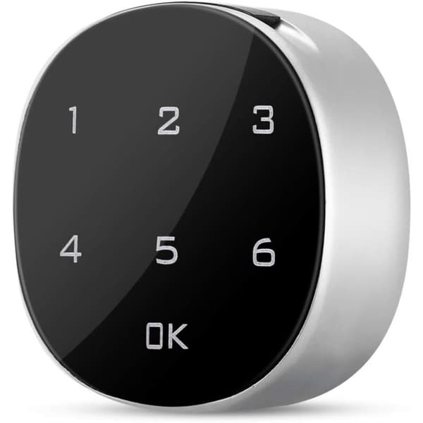 Digital Code Lock, Zinc Alloy Combination Padlock with Touch Screen, Smart Lock, Combination Code Lock for Doors, Cabinets, Toolboxes, Drawers