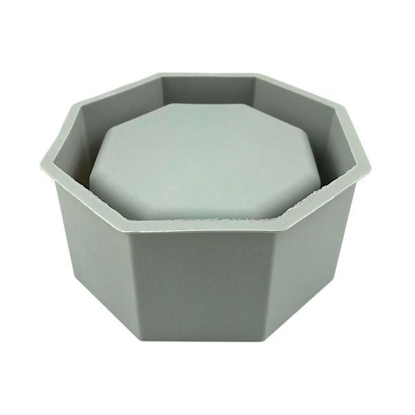 Cement Blomsterpot Lim Form DIY Sukkulenter Blomsterpot Kvadrat Rund Blomsterpot Silikon Form C
