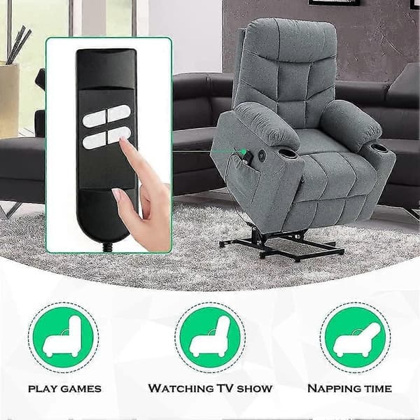 Electric Recliner Remote Control, 4-Button Replacement for OKIN LIMOSS Pride Golden Berkline, 5-Pin