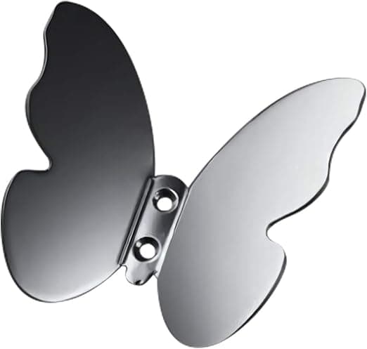 Grey Creative Bow Hanger Wall Hanging Brass Decorative Door