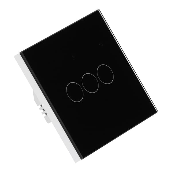 Til Tuya Zigbee Lysafbryder 3-gangs EU Fjernbetjening Touch