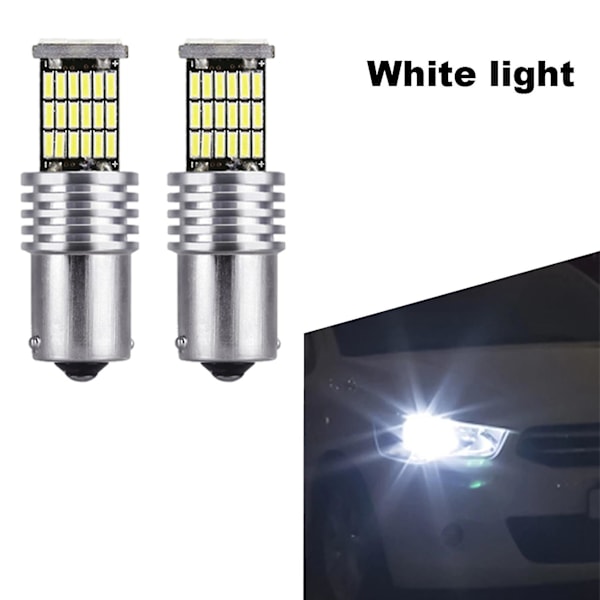 10 st 1157 Bay15d P21/5w LED-lampor 45smd Canbus Bakbroms Blinkers