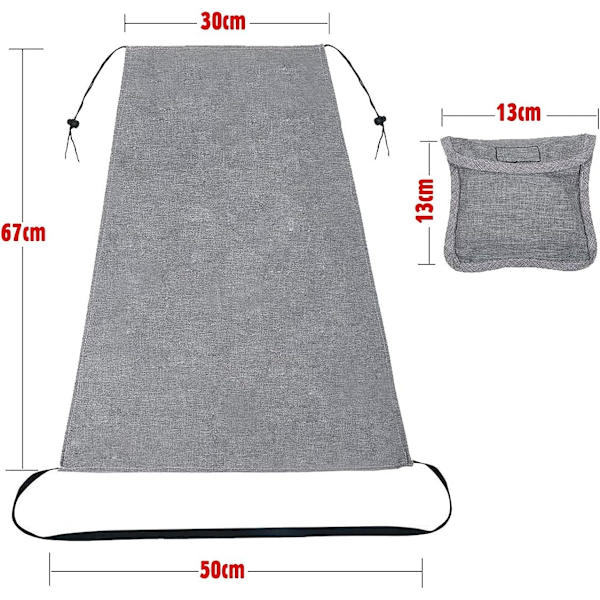 Universell Vagn Solskydd, 1 Vagn Parasoll, UPF50+ Anti-UV Canvas, Justerbar Parasoll för Vagn - Förvaringsväska ingår (Antracit)