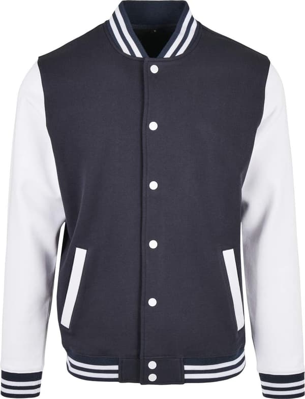Build Your Brand Herrbasjacka L Marin/Vit L Navy/White