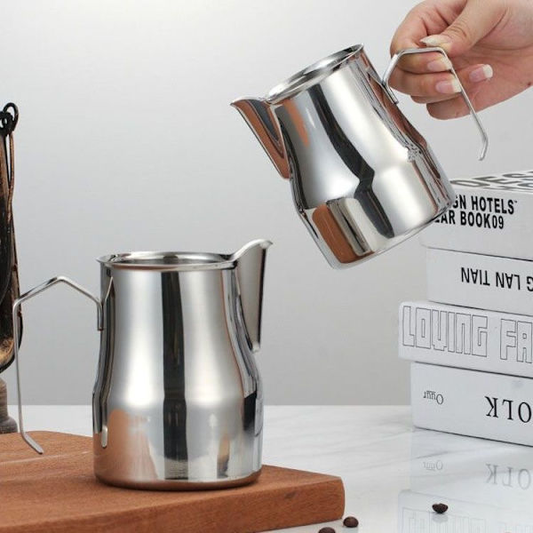 Skumkop Unik Fortykket Bredt Greb Latte Kop til Hjem Latte Fest - 350ml
