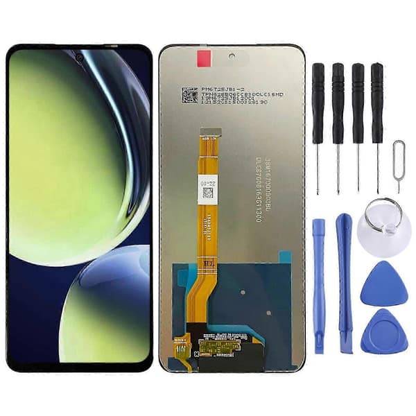 LCD-skærm til OnePlus Nord CE 3 Lite Digitizer komplet samling (sort)