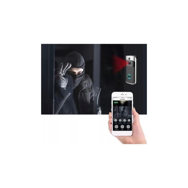 1080P HD Wireless Video Intercom – Smart Camera with Motion Detection – Infrared Night Vision – Control App