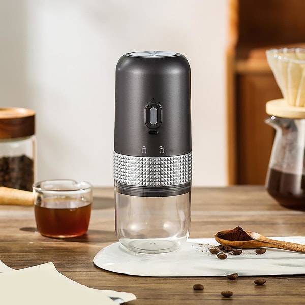 Bærbar Elektrisk Kaffe Grinder, Husholdnings Elektrisk Lille Automatisk Kaffe Grinder, Manuel Kaffe Grinder