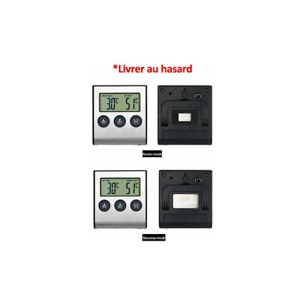 0250°C Matlagningstermometer med larmtimerfunktion, Kötttermometer för kök BBQ