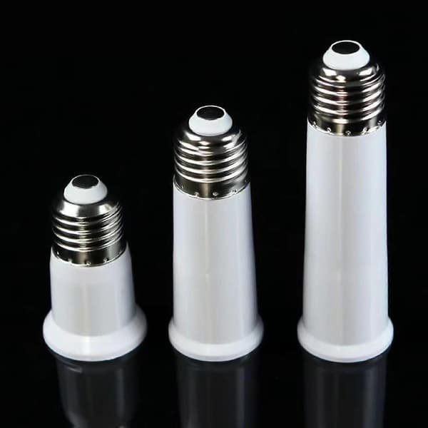 E27 Medium Bulb Extension Socket Lamp Holder Adapter Extension for LED Lamp 95mm 95mm