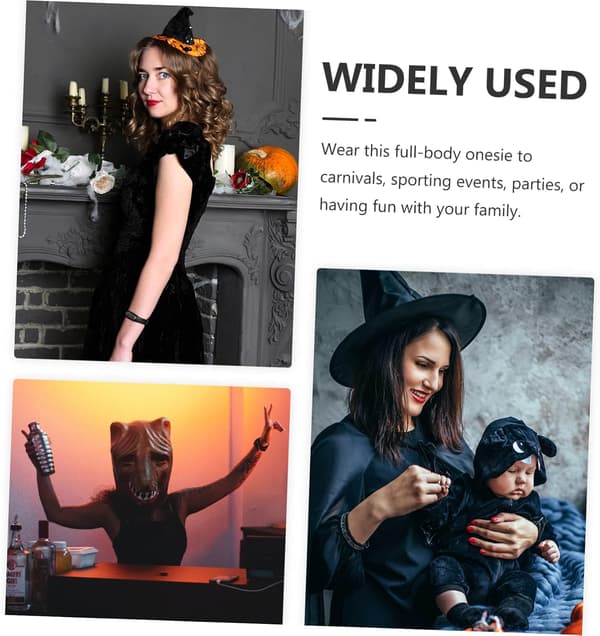 Halloween Usynlig Kappe Cosplay Kostume til Voksne Helkropsdragt til Mænd og Kvinder