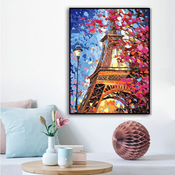 Timanttimaalaus Eiffel-torni (30*40) 2 sarjaa