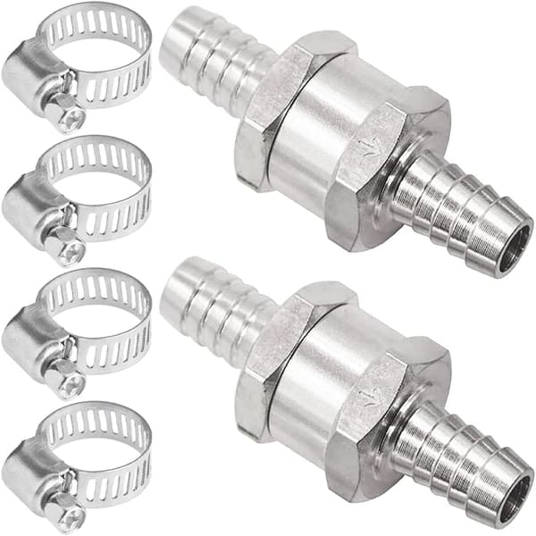 2 st 8 mm backventil, bränslebackventil i aluminium-FM-