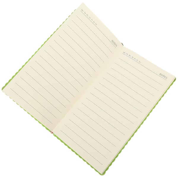Pocket Notebook A6 Lined Small Portable PU Leather Softcover Memo Notepad