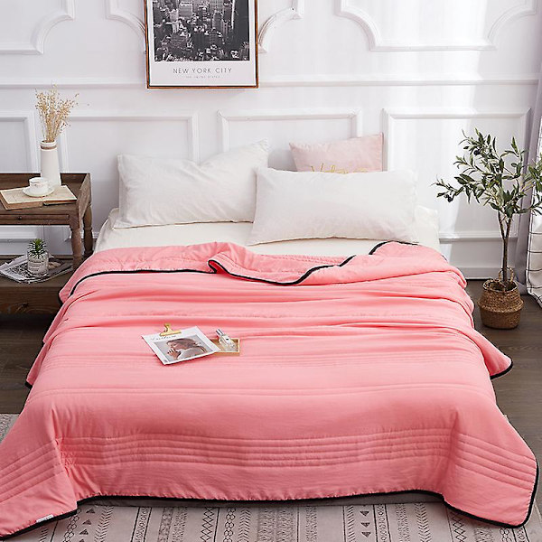 Ultrakylande Filt för Dubbel- och Enkelsängar - Supersoft Tvättad Filt för Vuxna och Barn 150*200 Vattenmelonröd 150*200 Watermelon red