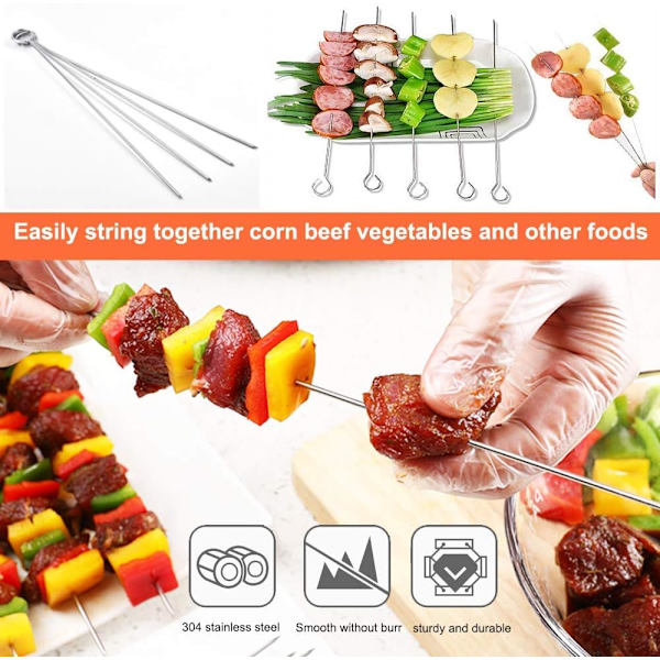 20-delad Grillverktygsset i Rostfritt Stål, Komplett Bärbar Grillutrustning, Perfekt Present till Pappa Man, Tillbehörssats