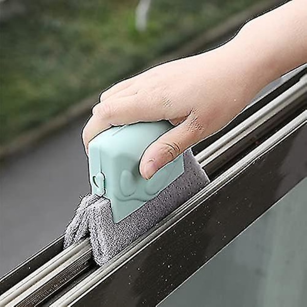 Window Groove -puhdistusharjat, 3 kpl Magic Window Groove -puhdistusharja, Creative Handheld Door Track -rako