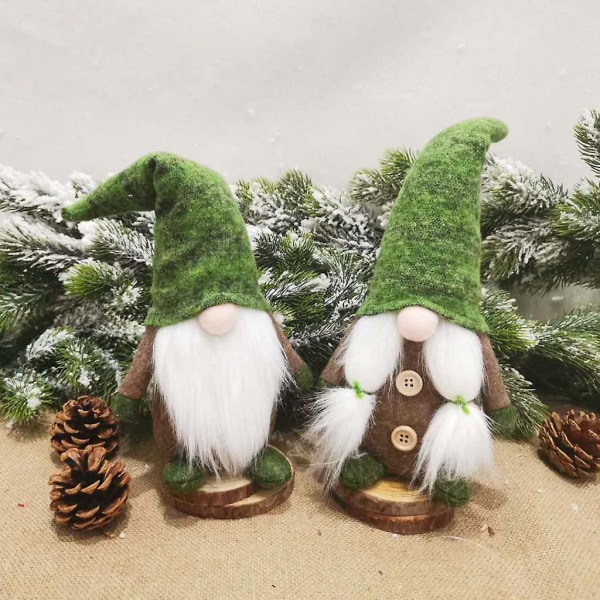 Handgjord Svensk Jultomte Plyschdocka Leksak Dekoration Jultomte Festdekoration Pojke