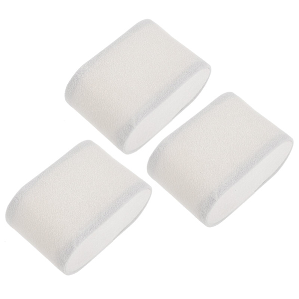 3 stk. Små Klokkeputer for Klokkeutstillingsboks Smykkelagring Hvit 7,5X5CM