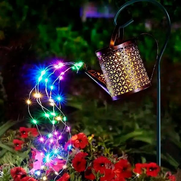 Solvandsvarmer LED-lampe til haven{BT} 456 456
