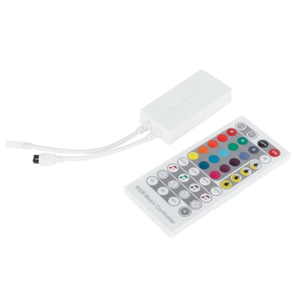 LED Strip Controller Intelligent WIFI RGB 40-Key Infrared Remote Control DC5V 12V 24V