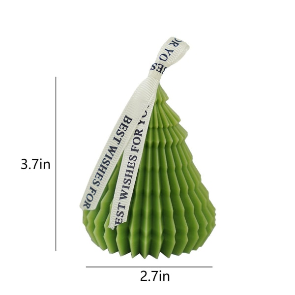 Julgran Ljus Aromaterapi, Ljus Aromaterapi Små Ornament, För Heminredning, Jul Aromaterapi Ljus Presenter Grön