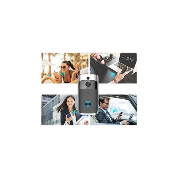 1080P HD Wireless Video Intercom – Smart Camera with Motion Detection – Infrared Night Vision – Control App